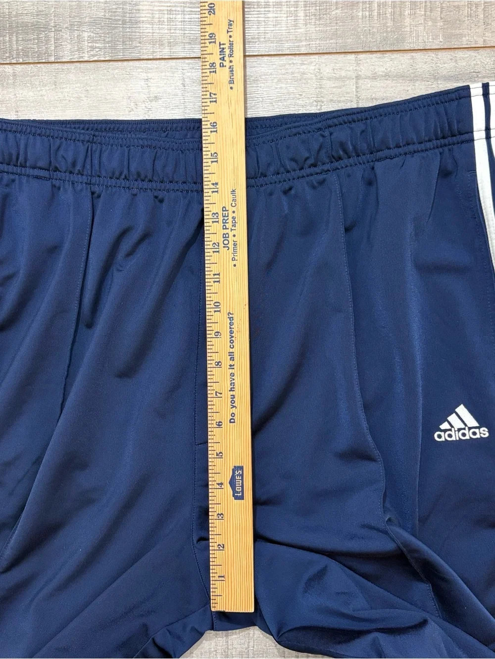 Vintage Adidas Track Pants Mens 2XL Blue 3 Stripe Athletic 2004 Y2K Polyester